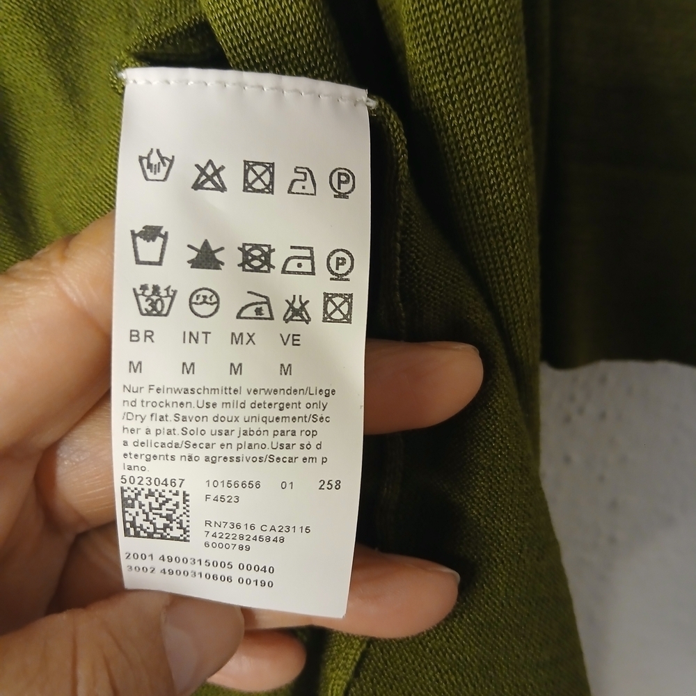 Hugo Boss Forest Green Knit Cardigan - Picture 6 of 12